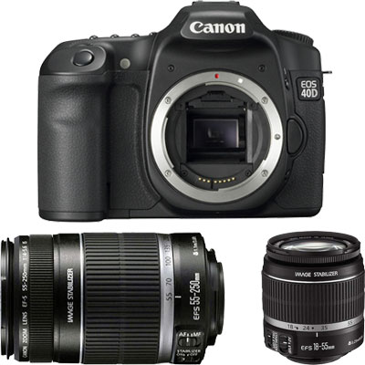 Canon EOS 40D Digital SLR With 18-55mm IS and