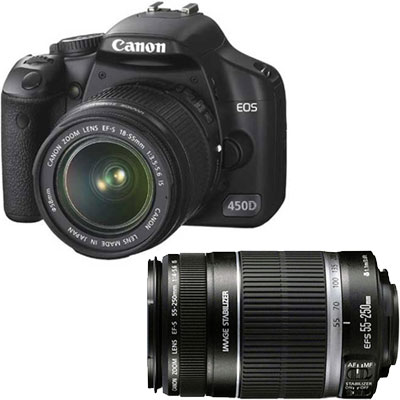 Canon EOS 450D Digital Camera with 18-55mm IS