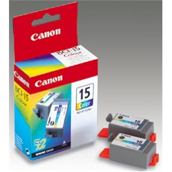 Inkjet Cartridge BCI15C Colour Twinpack