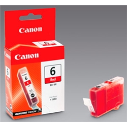 Canon Inkjet Cartridge Red for BCI-6R Ref 8891A002