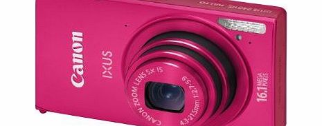 Canon IXUS 240 HS Digital Camera with Wi-Fi - Pink (16.1 MP, 5x Optical Zoom) 3.2 inch LCD