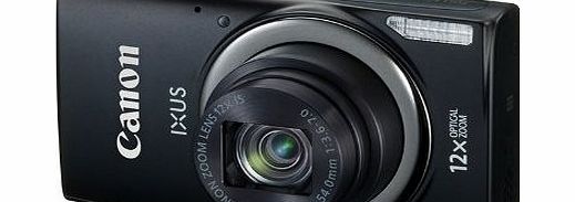 Canon IXUS 265 HSCompact Digital Camera - Black (16MP, 12x Optical Zoom, 24x ZoomPlus, Wifi, NFC) 3inch LCD