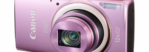 Canon IXUS 265 HSCompact Digital Camera - Pink (16MP, 12x Optical Zoom, 24x ZoomPlus, Wifi, NFC) 3inch LCD