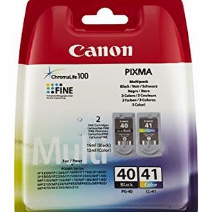 Canon PG-40 / CL-41 Multi Pack - Ink tank - 1 x black, colour (cyan, magenta, yellow)