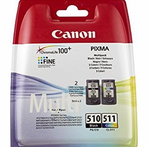 Canon PG510/ CL511 Ink Cartridge Multi Pack - Black/ Colour