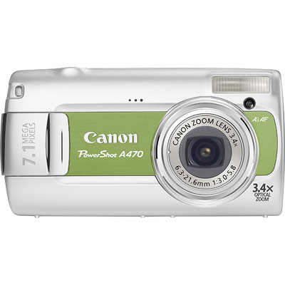 PowerShot A470 Green Compact Camera