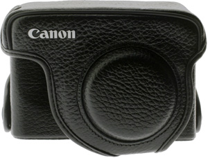 Traditional Black Leather Case - DC-55A - for PowerShot G9
