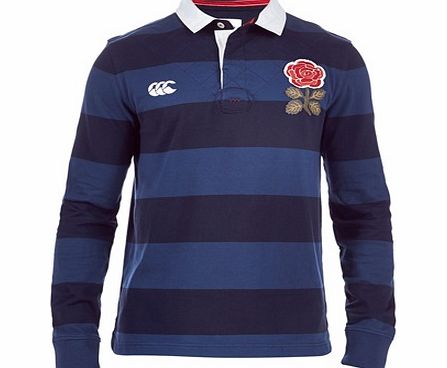 Canterbury England 1871 Long Sleeve Wide Stripe Rugby Top