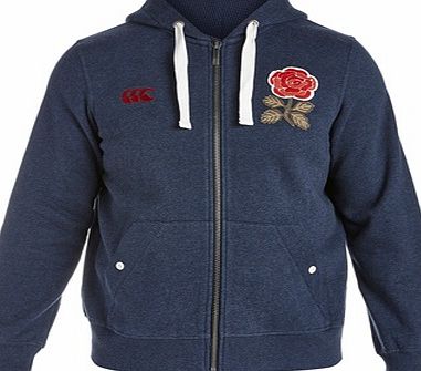 Canterbury England 1871 Zip Through Hoody Navy `E55 3078 B35