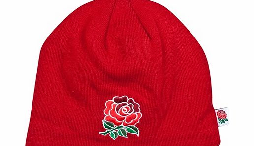 Canterbury England Acrylic Plain Beanie Red `E30 2506 T38