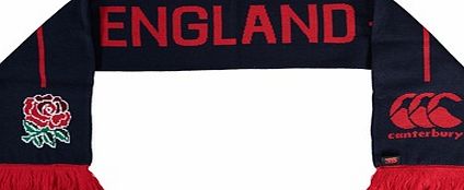 Canterbury England Acrylic Scarf Navy `E21 955 E03