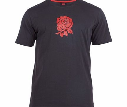 England Cotton Graphic T-Shirt Grey `E54 5595 733