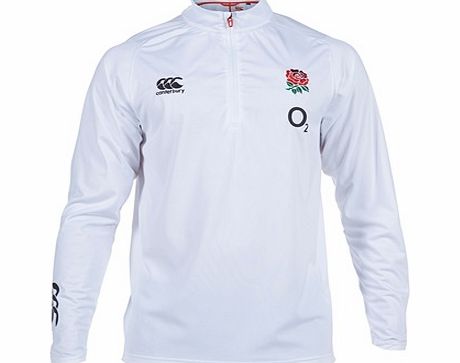 Canterbury England First Layer Training Top White `E55 2751