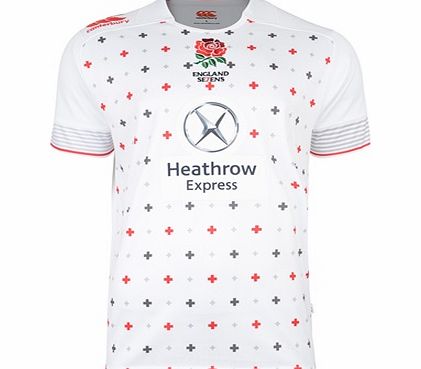 England Home Sevens S/S Rugby Pro Shirt 2014/15