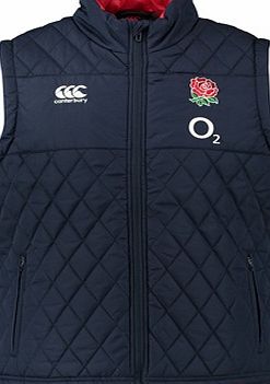 Canterbury England Padded Gilet Navy `E58 3447 E03