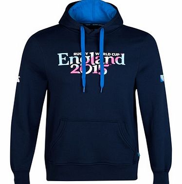 England Rugby World Cup 2015 Script Hoody - Navy