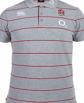 Canterbury England Stripe Polo Grey `E53 3562 922