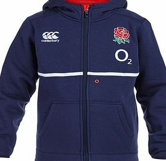 Canterbury England Training Full Zip Hoody - Kids Navy `E75