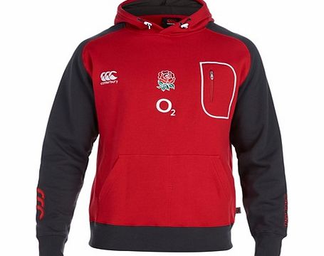 Canterbury England Training OTH Hoody Red `E55 2749 T38