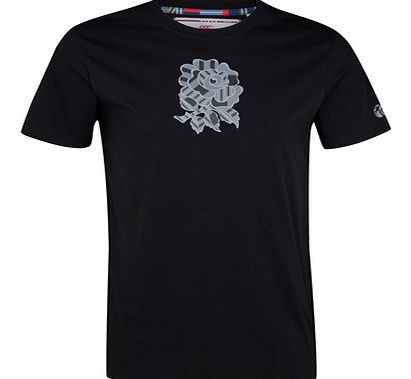 England Uglies Tonal Cotton T-Shirt - Black