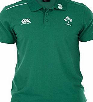 Ireland IRFU 2014/15 Rugby Training Polo Shirt Bosphorous - size L