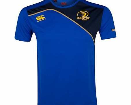 Leinster Rugby Dry Training T-Shirt Blue