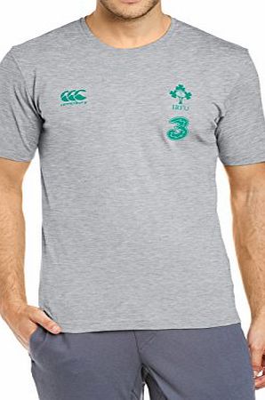 Mens Ireland Cotton Training T-Shirt - Classic Marl, Medium