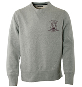 Canterbury Grey Marl Gillet Round Neck Sweater