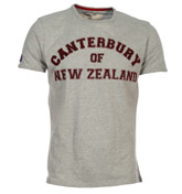 Canterbury Helmore Grey Marl T-Shirt with Velour