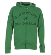 Canterbury Nelson Green Full Zip Hooded Sweatshirt