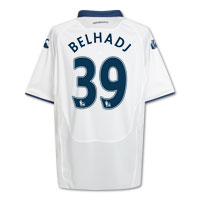 Portsmouth Away Shirt 2009/10 with Belhadj 39