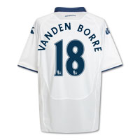 Portsmouth Away Shirt 2009/10 with Vanden Borre