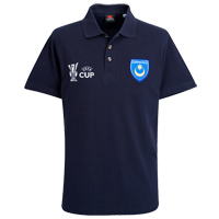 Canterbury Portsmouth UEFA Polo Shirt - Navy.