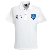 Portsmouth UEFA Polo Shirt - White.