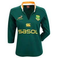 Springbok Supporters 3/4 Sleeve Rugby Shirt -