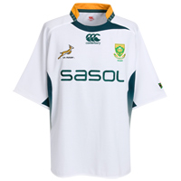 Springbok Supporters Replica Away Rugby Shirt.