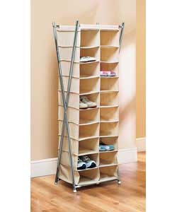 and Silver 20 Pocket Shoe Unit
