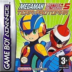 CAPCOM Mega Man Battle Network 5 Team Protonman GBA