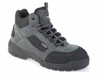 Capps LH403 grey suede safety trainer shoe with