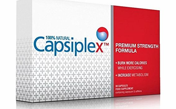 Capsiplex Premium Strength Diet and Weight Loss Supplement - 30 Capsules (1 Month Supply)
