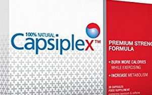 Capsiplex Premium Strength Fat Burner amp; Natural Diet and Weight Loss Supplement - 30 Capsules