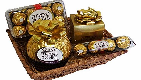 Gift Set Christmas Hamper with Ferrero Rocher (4 parts)