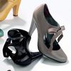 car vela Patent Tie Shoes