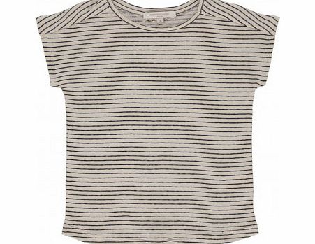 Bahamas striped T-shirt Ecru `4 years,10