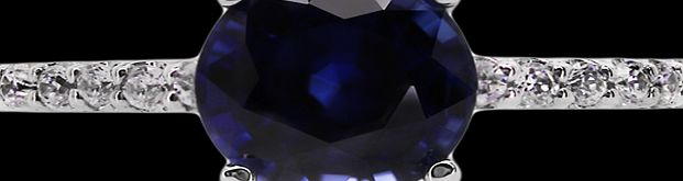 CARAT Brilliant Cut Sapphire Blue Coloured