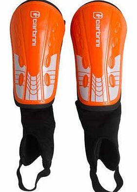 Carbrini Junior Shin Pads with Ankle Support