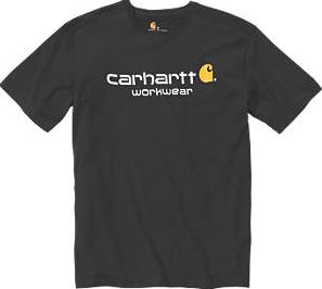 Carhartt, 1228[^]8987F Core Logo Short Sleeve T-Shirt Black X