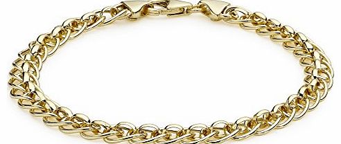 Carissima Gold Carissima 9ct Yellow Gold Roller Ball Link Bracelet 19cm/7.5``