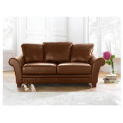 Carolina large Leather Sofa, Cognac