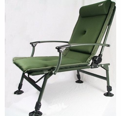 Carp-Zone Carp Fishing Reclining Chair with Arm Rests